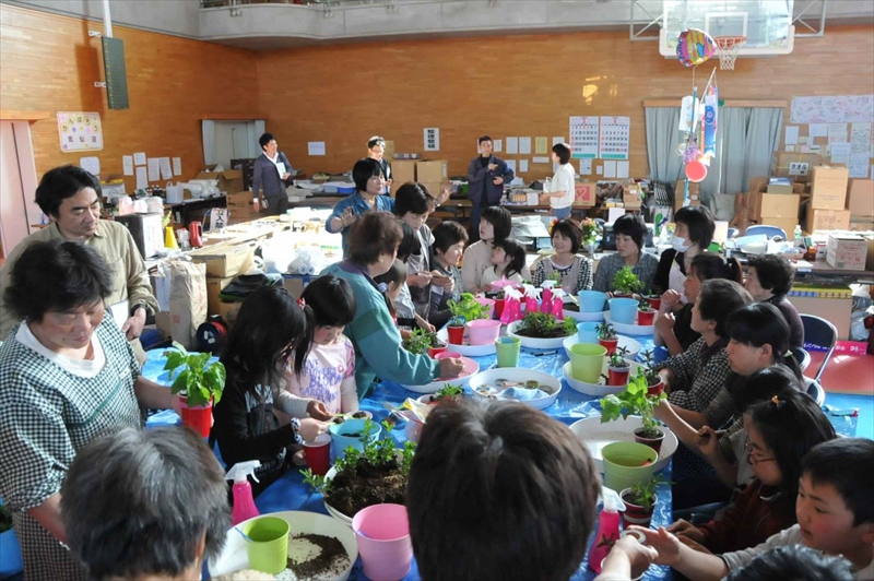 2011年5月14日_小泉中学校避難所